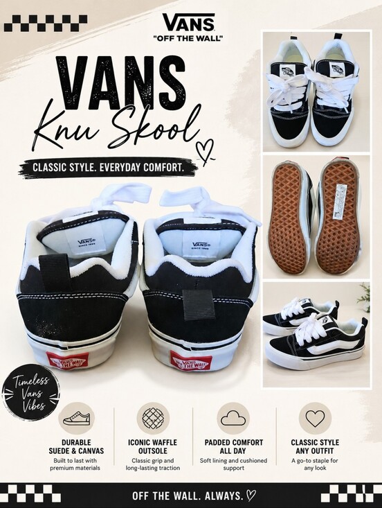 Vans Other - Vans Low-Top Sneakers – Kids Size 4.0 (Unisex)